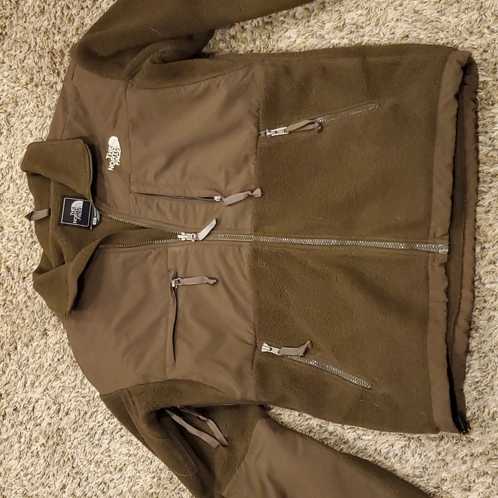 Mens northface denali brown jacket